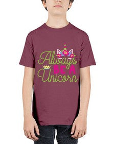 always be a unicorn 7# - unicorn - Youth Tee Unisex