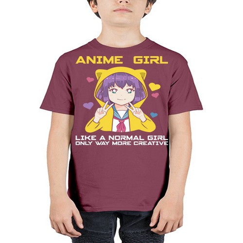 anime girl like a normal girl209# - anime - Youth Tee Unisex