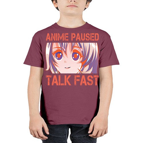 anime paused talk fast211# - anime - Youth Tee Unisex