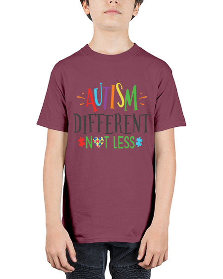autism different not less Style 5# - autism - Youth Tee Unisex