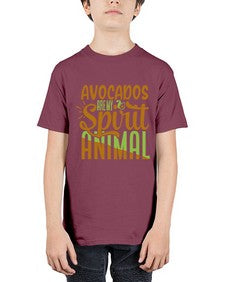 avocados are my spirit animal 32# - Avocado - Youth Tee Unisex