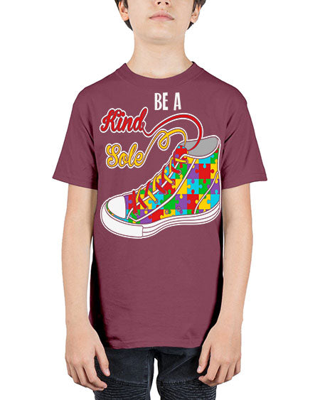 be a kind sole autism 59# - autism - Youth Tee Unisex