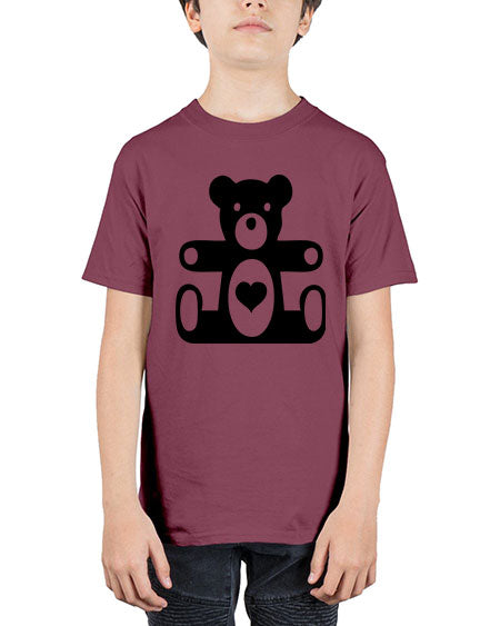 bear with heart 47# - bears - animals - Youth Tee Unisex