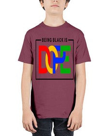 being black is dope 259# - black words and phrases - Youth Tee Unisex