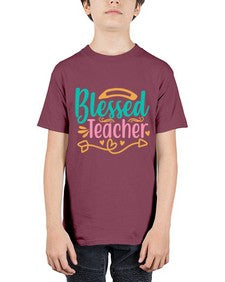 blessed teacherr 633# - teacher - Youth Tee Unisex