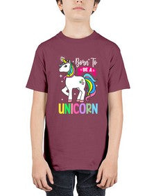 born to be a unicorn 72# - unicorn - Youth Tee Unisex