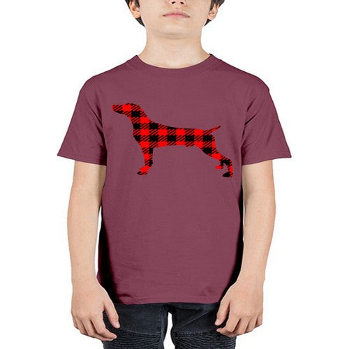 buffalo plaid beagle 63# - dogs - Youth Tee Unisex