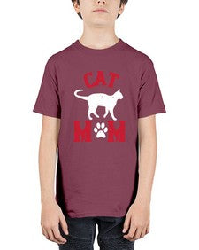 cat mom Style 35# - cats - Youth Tee Unisex