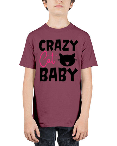 crazy cat baby Style 66# - baby - Youth Tee Unisex