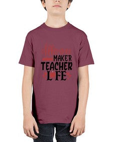 difference maker teacher life Style 119# - teacher - Youth Tee Unisex