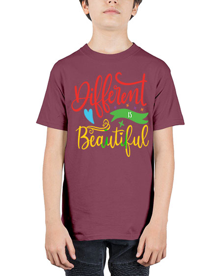 different is beautiful Style 11# - autism - Youth Tee Unisex