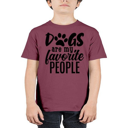 dogs are my favorite people Style 92# - dogs - Youth Tee Unisex