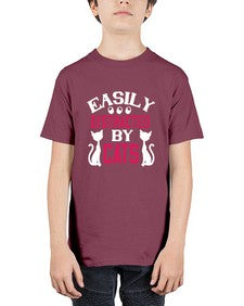 easily distracted by cats Style 46# - cats - Youth Tee Unisex
