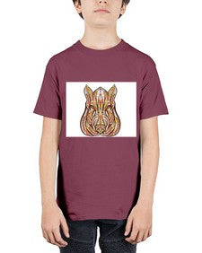 ethnic boar 417# - mandala - Youth Tee Unisex