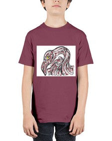 ethnic flamingo 423# - mandala - Youth Tee Unisex