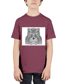 ethnic hippo 426# - mandala - Youth Tee Unisex