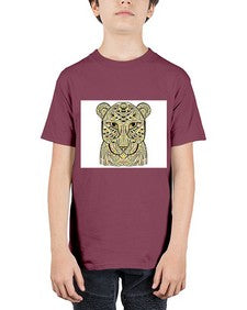 ethnic leopard 429# - mandala - Youth Tee Unisex