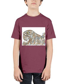 ethnic parrot 435# - mandala - Youth Tee Unisex
