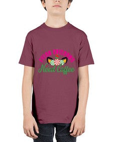 evern unicorns need coffee 126# - unicorn - Youth Tee Unisex