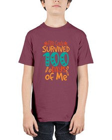 fifth Grade survived one hundred days of me 94# - one hundred days - Youth Tee Unisex
