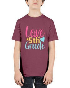 fifth grade love 83# - fifth grade - Youth Tee Unisex