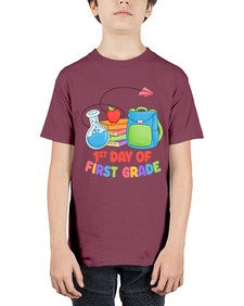 first day of first Grade 100# - first grade - Youth Tee Unisex