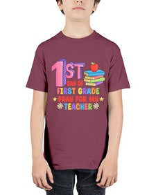 first day of first Grade 101# - first grade - Youth Tee Unisex