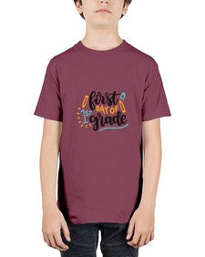 first day of first grade 102# - first grade - Youth Tee Unisex