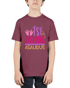 first grade asaurus 117# - first grade - Youth Tee Unisex