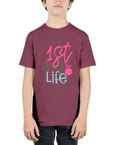 first grade design 121# - first grade - Youth Tee Unisex