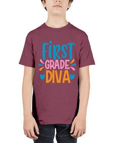 first grade divaaa 130# - first grade - Youth Tee Unisex
