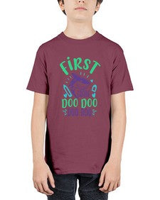 first grade doo doo 132# - first grade - Youth Tee Unisex