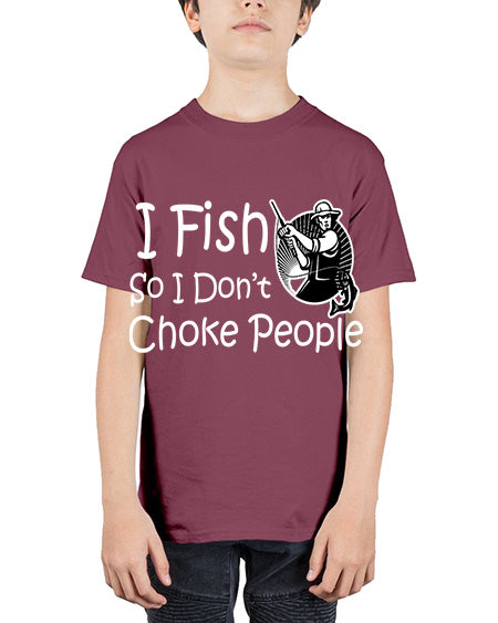 fishing 34# - shark-fish - Youth Tee Unisex