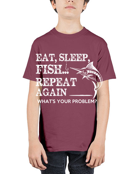 fishing 36# - shark-fish - Youth Tee Unisex