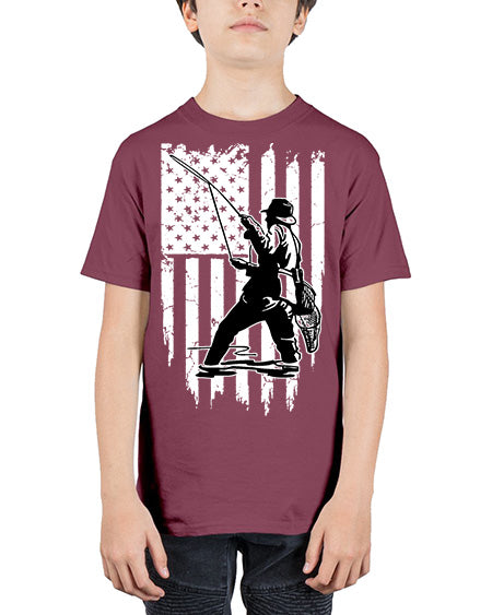 fishing 37# - shark-fish - Youth Tee Unisex