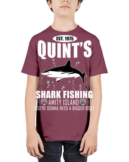 fishing 40# - shark-fish - Youth Tee Unisex