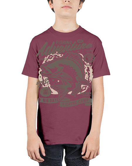 fishing adventure 51# - shark-fish - Youth Tee Unisex