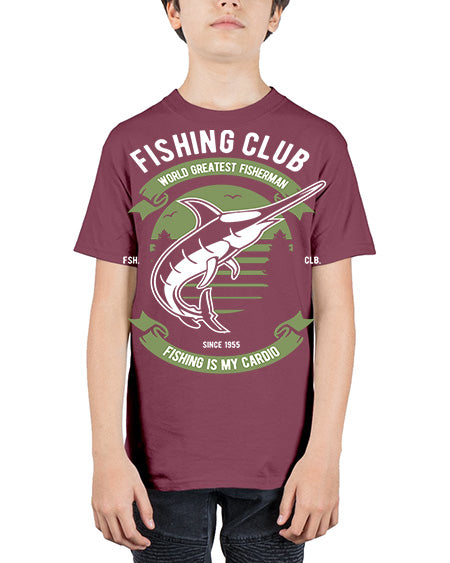 fishing club 50# - shark-fish - Youth Tee Unisex