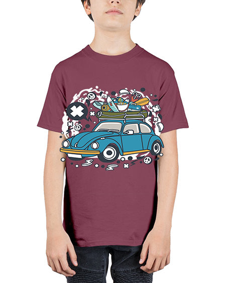 fishing tour 42# - shark-fish - Youth Tee Unisex