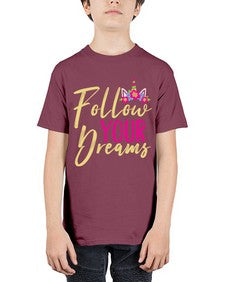 follow your dreams 133# - unicorn - Youth Tee Unisex