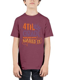 fourth grade nailed it 194# - fourth grade - Youth Tee Unisex