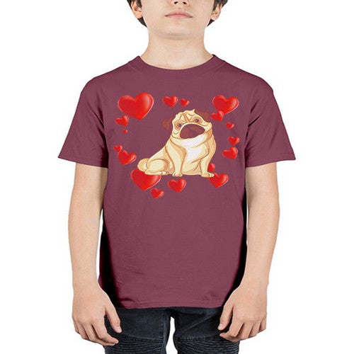 funny cute pug dog shirt 143# - dogs - Youth Tee Unisex