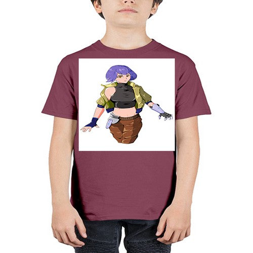 girl with gauntlet169# - anime - Youth Tee Unisex