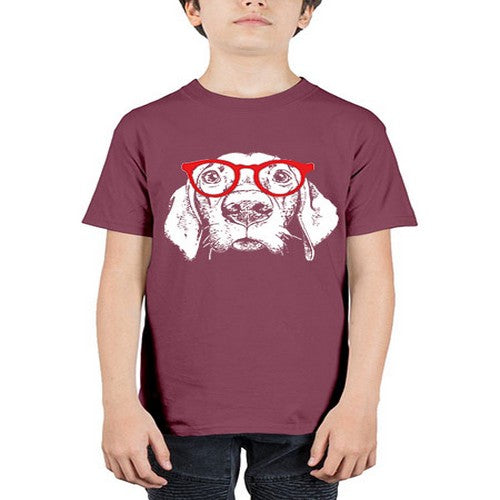 glass dog 145# - dogs - Youth Tee Unisex