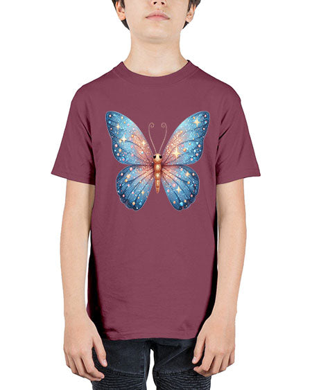 glitter butterfly 10# - butterfly - Youth Tee Unisex