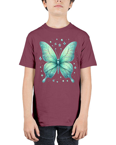 glitter butterfly 11# - butterfly - Youth Tee Unisex