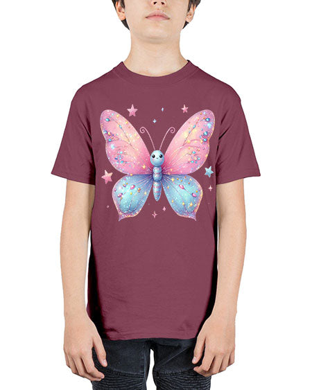 glitter butterfly 18# - butterfly - Youth Tee Unisex