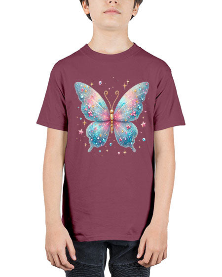 glitter butterfly 1# - butterfly - Youth Tee Unisex