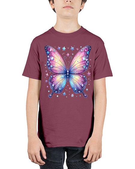 glitter butterfly 6# - butterfly - Youth Tee Unisex