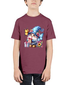 gnome with butterfly 03# - gnome - Youth Tee Unisex